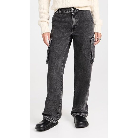 Madewell Women's Low-Slung Straight Cargo Jeans - Picture 6 of 15